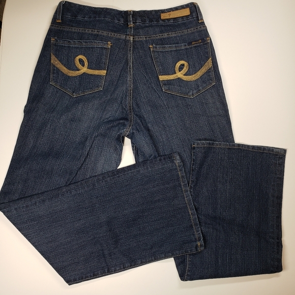 Seven7 Boot Cut Jeans Size 12 - Picture 4 of 8